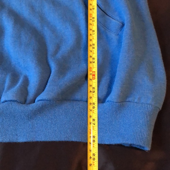 Adidas blue scuba hood & tie pull over hoodie complete with kangaroo pouch Sz M - Picture 7 of 10